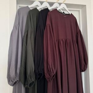 فستان عباية ناعم كم زم